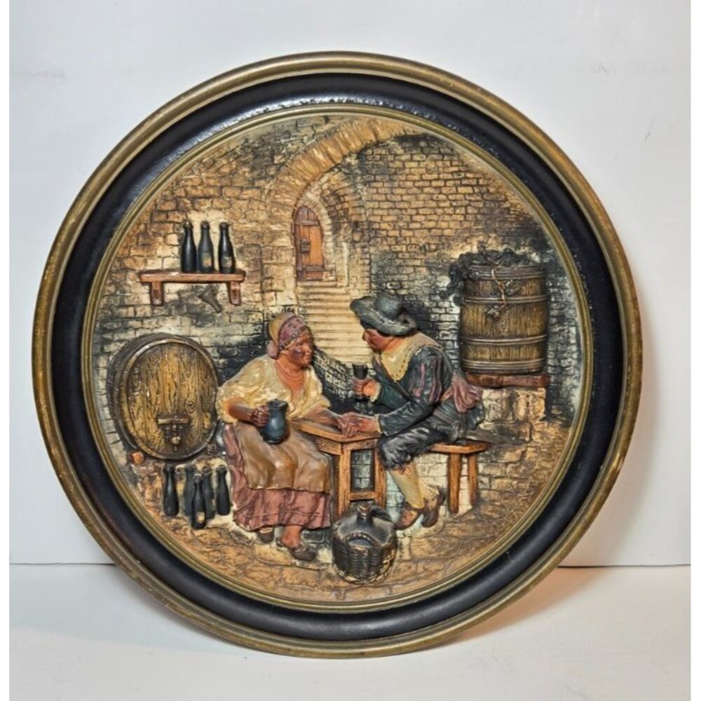 Antique 1800s Musterschutz Johann Maresch (JM 5233) Decorative Ceramic Plate